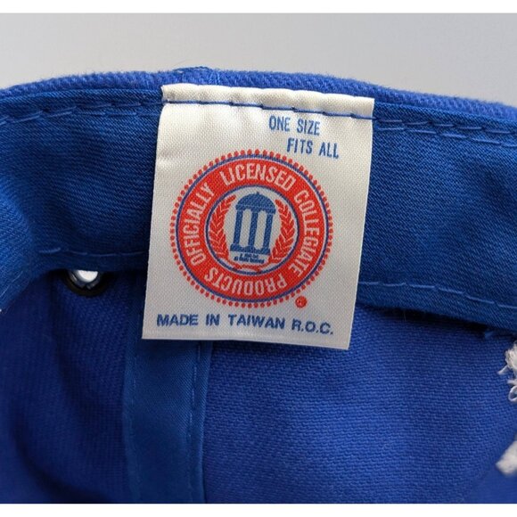 Vintage Kentucky Wildcats Hat Cap Blue Embroidered Strap Back UK Logo VTG 90s - Picture 5 of 6